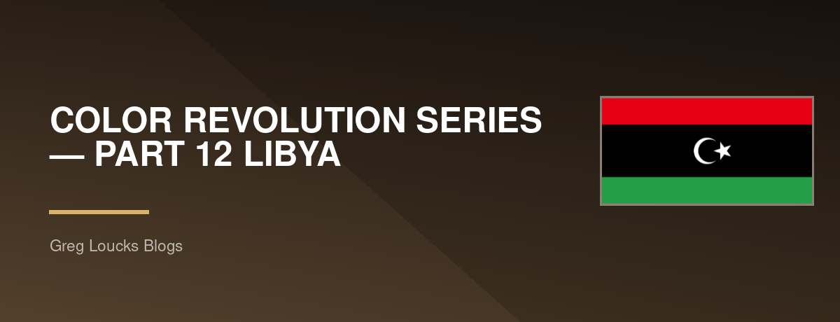 🌍🎨 COLOR REVOLUTION SERIES — PART 12 🇱🇾 LIBYA