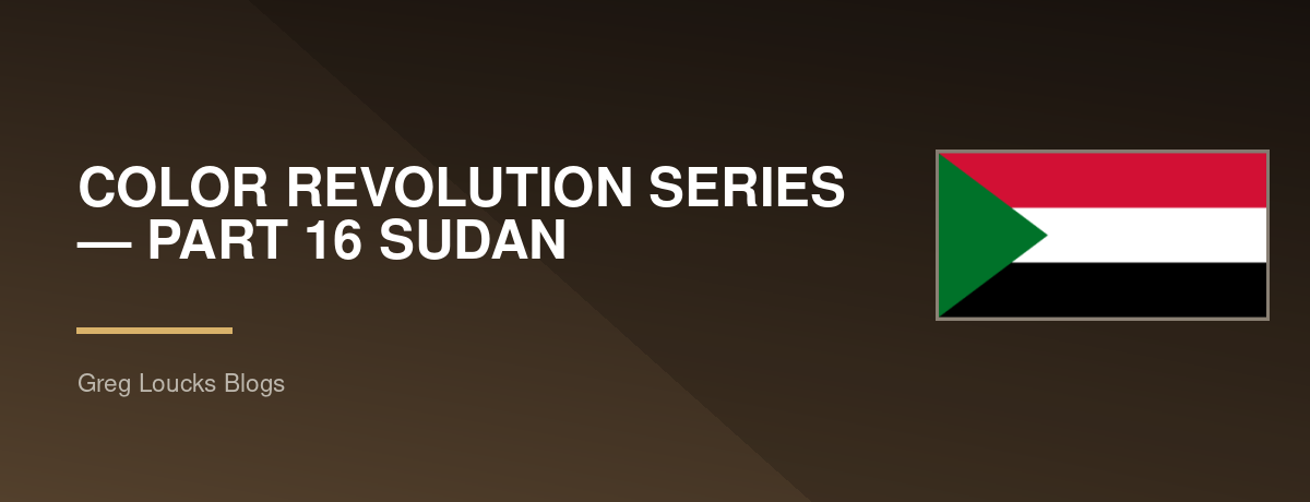 🌍🎨 COLOR REVOLUTION SERIES — PART 16 🇸🇩 SUDAN