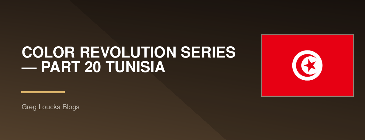 🌍🎨 COLOR REVOLUTION SERIES — PART 20 🇹🇳 TUNISIA